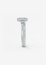 Plunge Three Stone | Emerald
