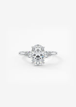 Plunge Three Stone | Oval & Pears
