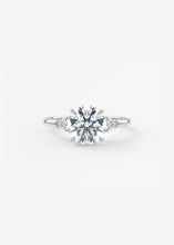 Plunge Three Stone | Round & Pears