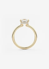 Plunge Hidden Halo | Asscher