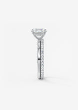 asscher 4 claw prong solitaire classic frank darling engagement ring platinum