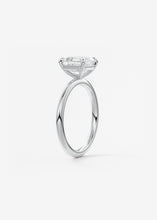 asscher 4 claw prong solitaire classic frank darling engagement ring platinum