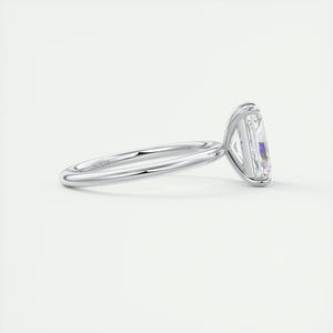 north south radiant cut classic four claw prong frank darling engagement ring classic solitaire platinum