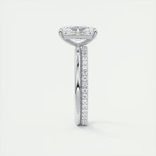 north south radiant cut classic four claw prong frank darling engagement ring classic solitaire platinum