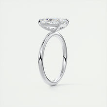 north south radiant cut classic four claw prong frank darling engagement ring classic solitaire platinum