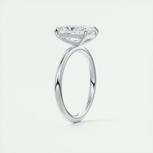 north south radiant cut classic four claw prong frank darling engagement ring classic solitaire platinum