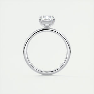 north south radiant cut classic four claw prong frank darling engagement ring classic solitaire platinum