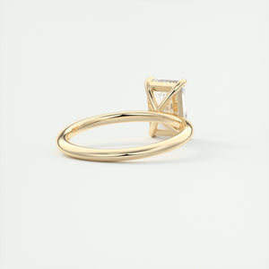 north south radiant cut classic four claw prong frank darling engagement ring classic solitaire yellow gold