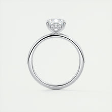 north south radiant cut classic four claw prong frank darling engagement ring classic solitaire hidden halo platinum