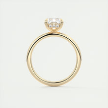 north south radiant cut classic four claw prong frank darling engagement ring classic solitaire hidden halo yellow gold