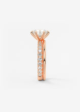 round six prong solitaire classic frank darling engagement ring solitaire pave rose gold