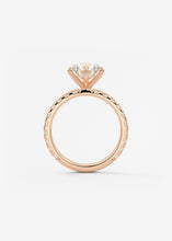 round six prong solitaire classic frank darling engagement ring solitaire pave rose gold