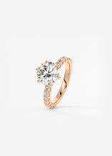 round six prong solitaire classic frank darling engagement ring solitaire pave rose gold