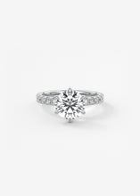 round six prong solitaire classic frank darling engagement ring solitaire pave platinum