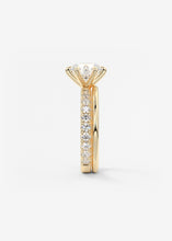 round six prong solitaire classic frank darling engagement ring solitaire pave yellow gold