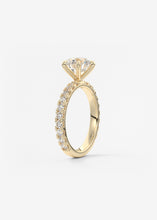 round six prong solitaire classic frank darling engagement ring solitaire pave yellow gold