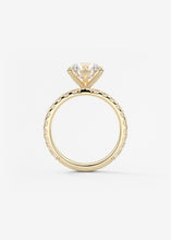 round six prong solitaire classic frank darling engagement ring solitaire pave yellow gold