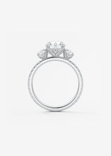 Royale Three Stone Pavé | Round