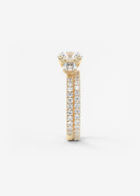 Royale Three Stone Pavé | Round