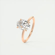 oval 4 claw prong solitaire classic frank darling engagement ring solitaire rose gold