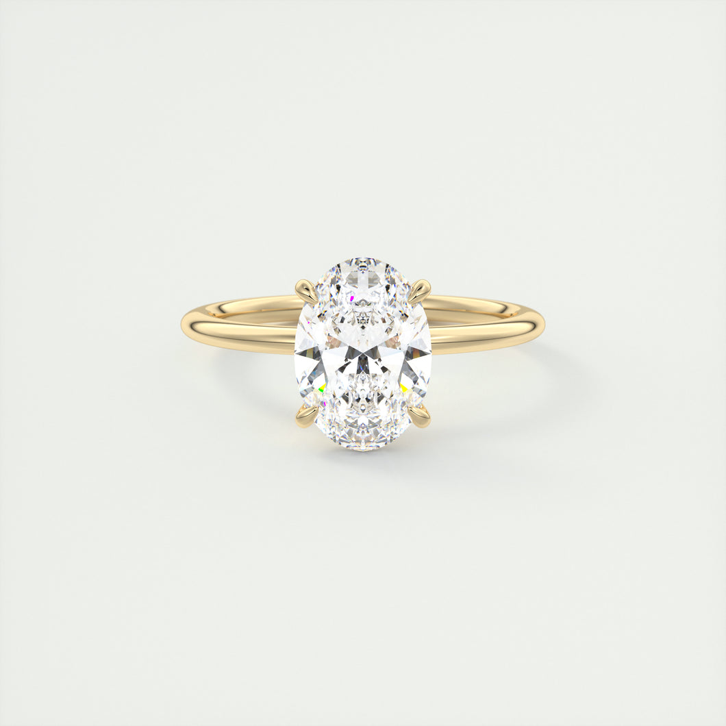 oval 4 claw prong solitaire classic frank darling engagement ring solitaire yellow gold