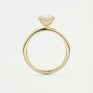 oval 4 claw prong solitaire classic frank darling engagement ring solitaire yellow gold