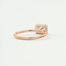 east west emerald classic modern solitaire frank darling engagement ring rose gold