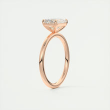 east west emerald classic modern solitaire frank darling engagement ring rose gold