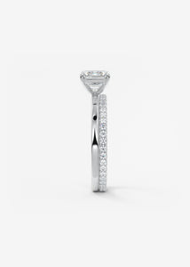 east west emerald classic modern solitaire frank darling engagement ring platinum