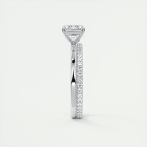 east west emerald classic modern solitaire frank darling engagement ring platinum