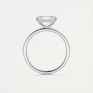 east west emerald classic modern solitaire frank darling engagement ring platinum