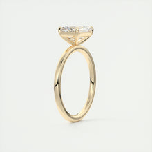 east west emerald classic modern solitaire frank darling engagement ring yellow gold