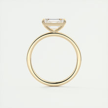 east west emerald classic modern solitaire frank darling engagement ring yellow gold