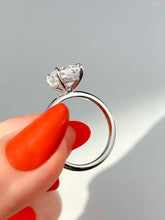 cushion 4 claw prong solitaire classic frank darling engagement ring pave platinum