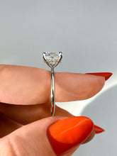 cushion 4 claw prong solitaire classic frank darling engagement ring pave platinum