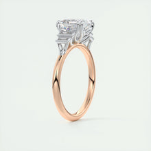 The Deco Five Stone | Asscher