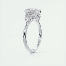 The Deco Five Stone | Asscher