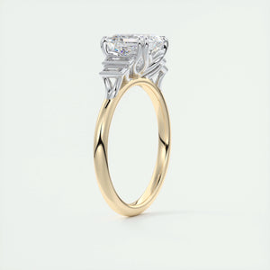 The Deco Five Stone | Asscher