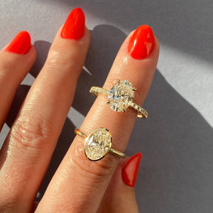 oval 4 claw prong solitaire classic frank darling engagement ring solitaire pave platinum