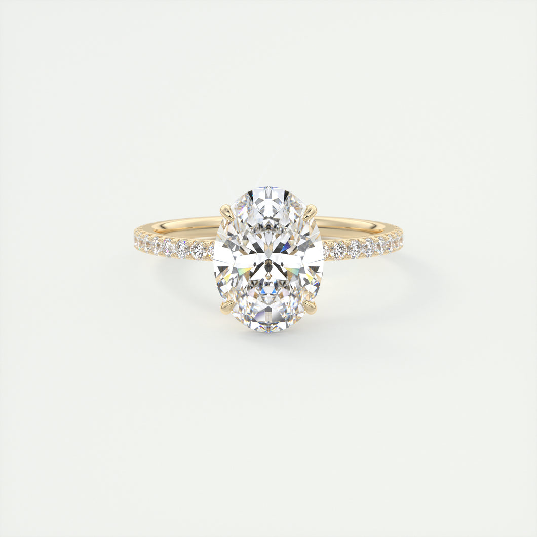 Harper Pavé | Oval