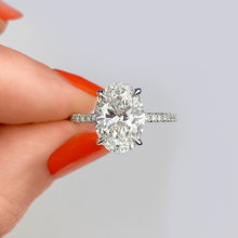 oval 4 claw prong solitaire classic frank darling engagement ring solitaire pave platinum