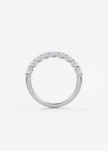 The Oval Scallop Half Eternity 4mm