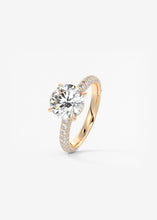 Plunge Triple Pavé | Round