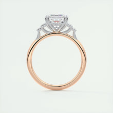 The Deco Five Stone | Asscher