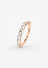The Round Scallop Half Eternity
