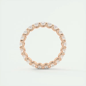 The Oval Scallop Eternity 4mm