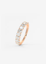 The Oval Scallop Half Eternity 4mm