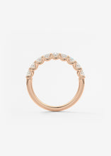 The Oval Scallop Half Eternity 4mm