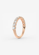 The Round Scallop Half Eternity