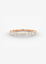 The Round Scallop Half Eternity